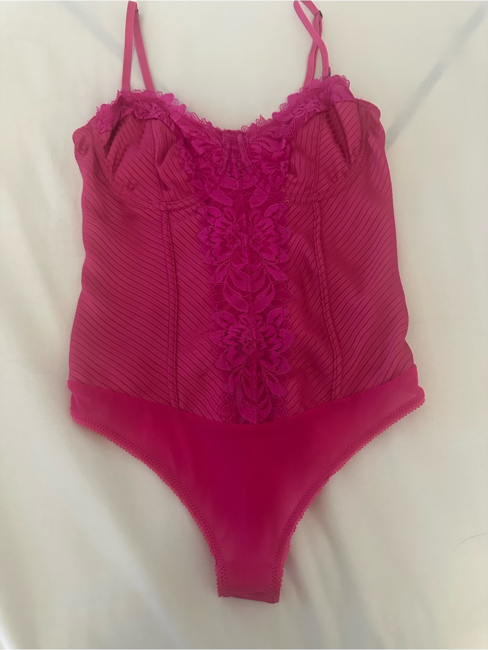 Pink bodysuit / bustier